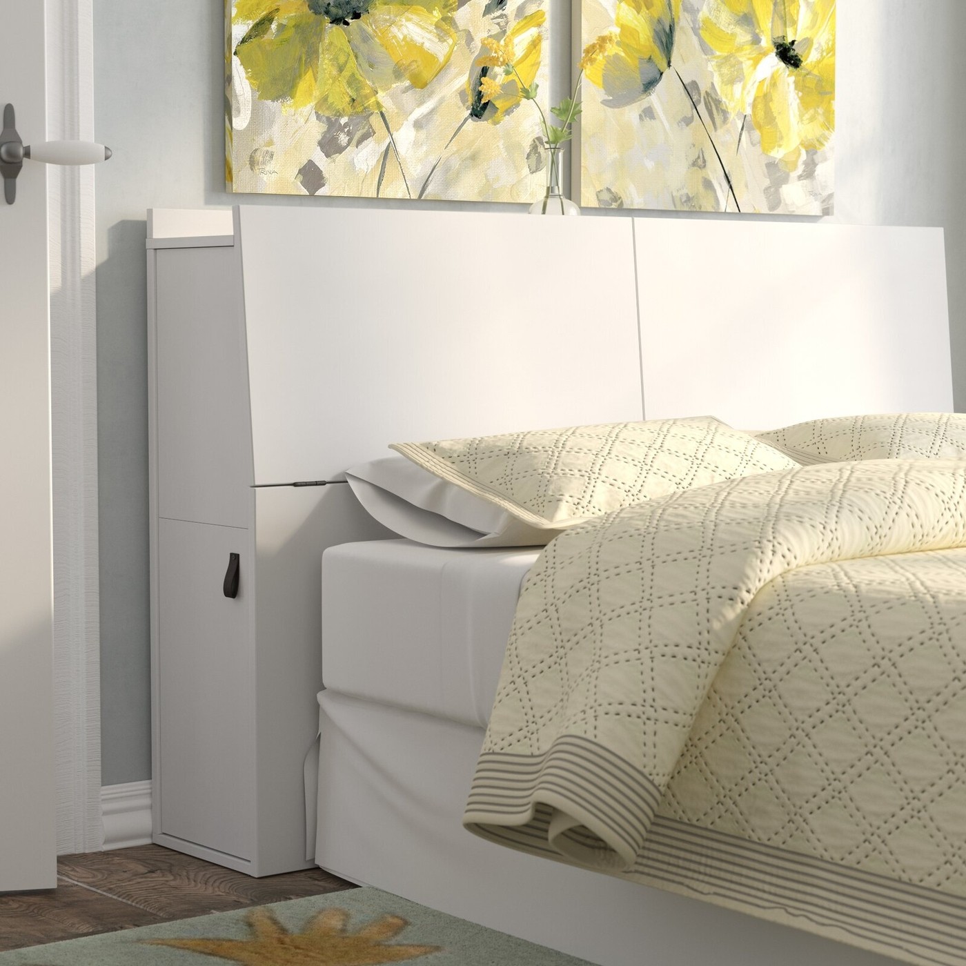 King Size Headboard with Storage VisualHunt