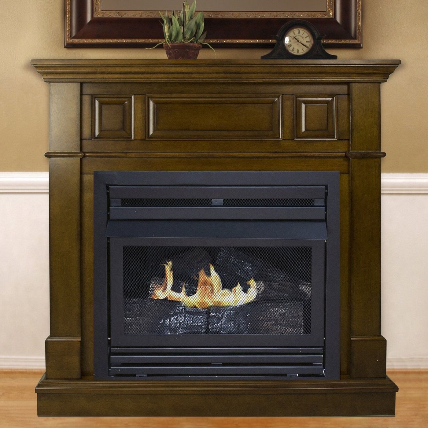 Corner Propane Fireplace VisualHunt