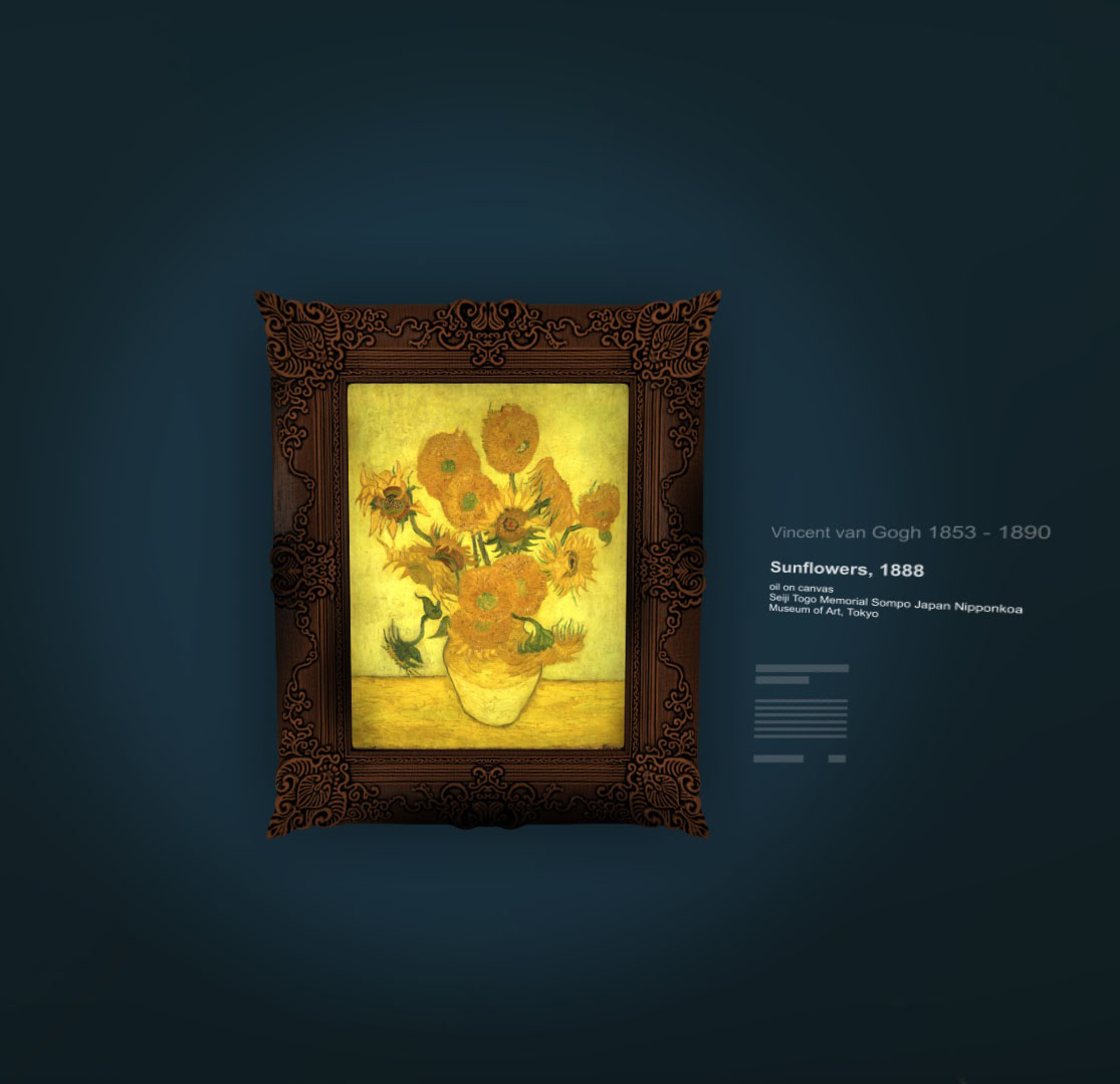 Van Gogh Sunflowers Interactive Exhibition VISUALISE