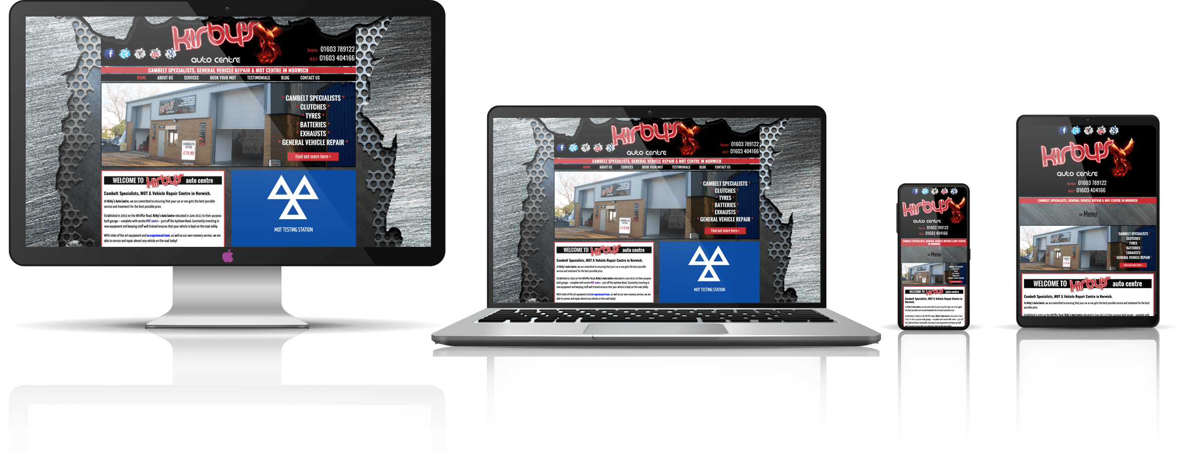 Kirby's Auto Centre Cambelt specialists and vehicle repairs in Norwich