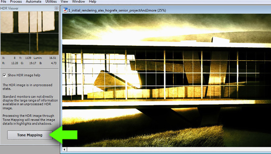 HDR Architecture Illustration Tutorial Visualizing Architecture