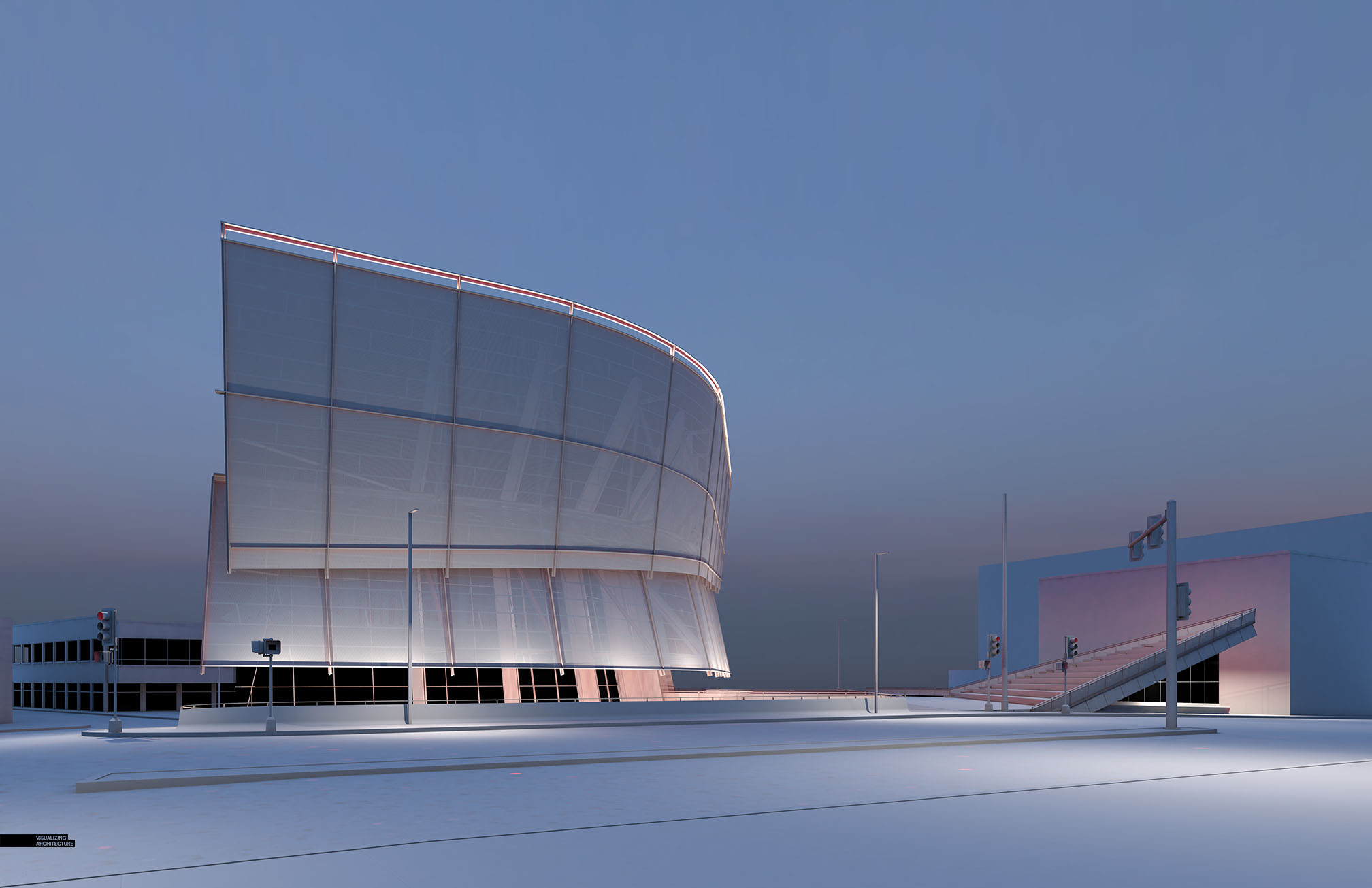 Porter Sq. At Night Visualizing Architecture