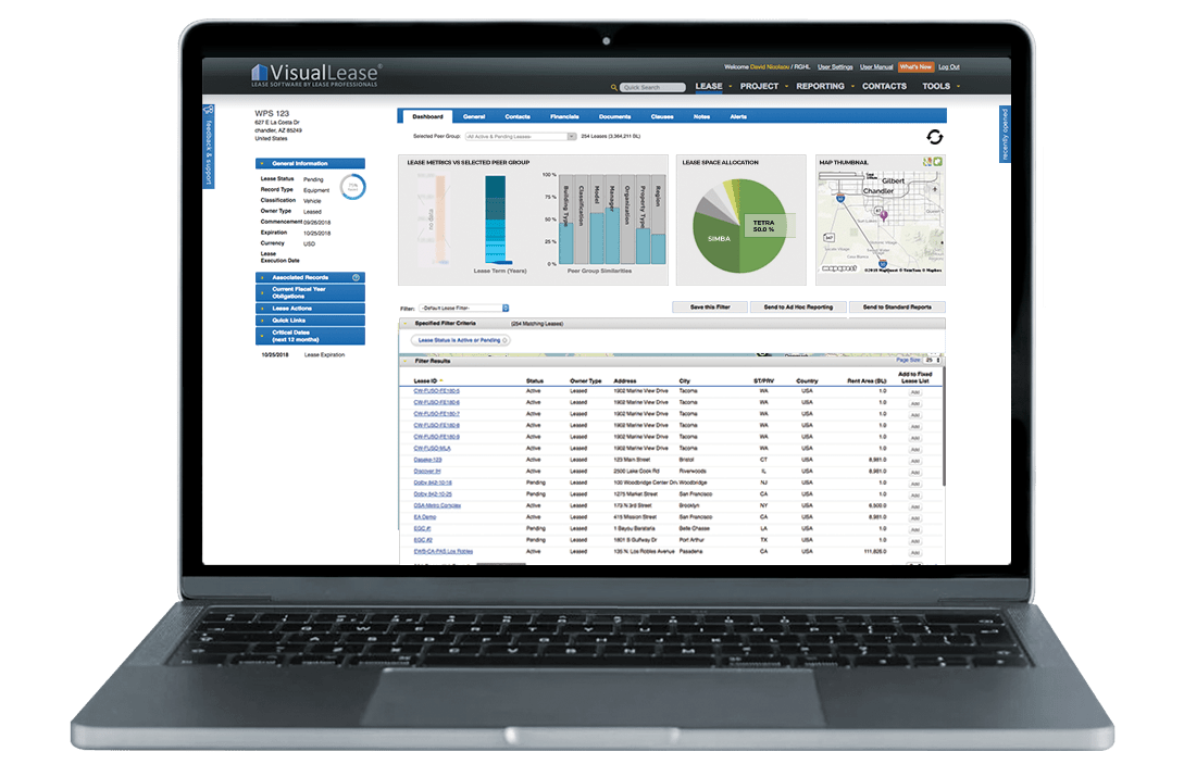 VisualLease Lease Software By Lease Professionals