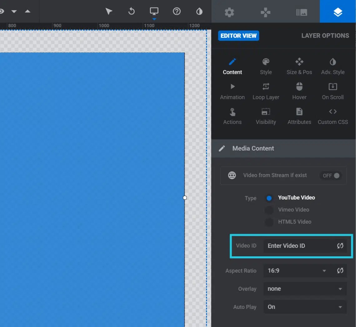 Youtube On Revolution Slider Video Layers Sliders Visualmodo