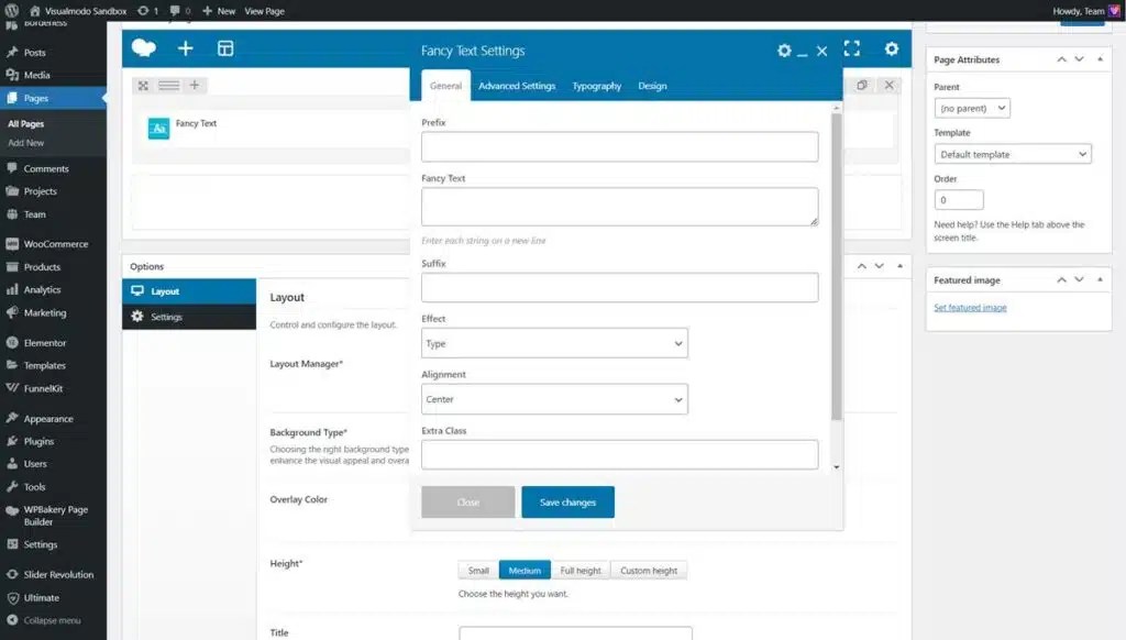 How to build an autotyped text on WordPress Visualmodo
