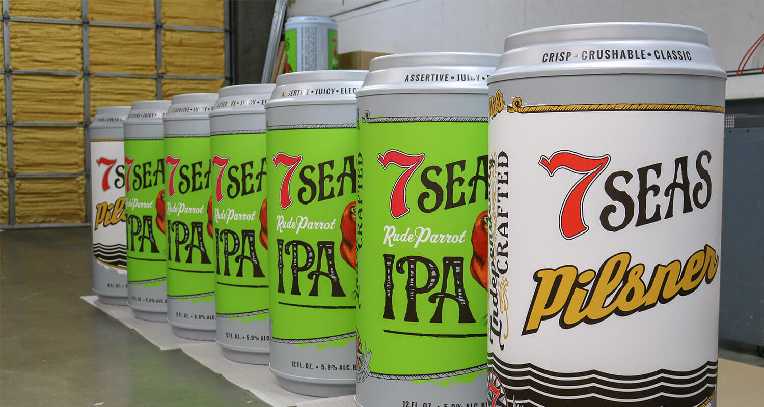 Giant Beer Cans Visual Options