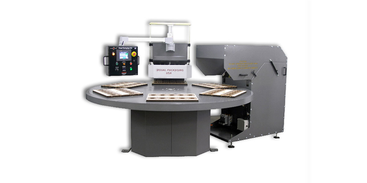 Blister Packaging Machine Large Size Semi Automatic Rotary Visual