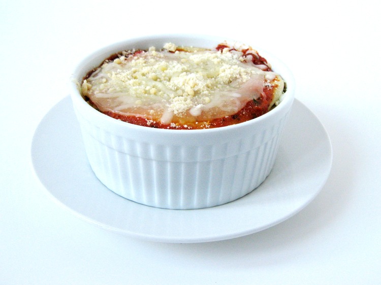 Individual Serving Lasagna Visual Provisions