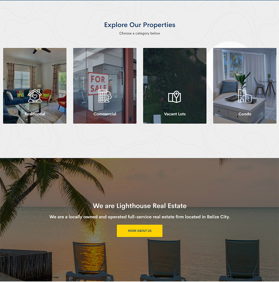 Lighthouse Real Estate site by Visuals by Glenn Patrick