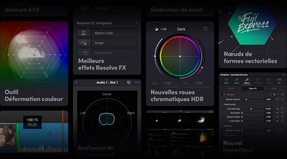 DaVinci Resolve 17 toutes les nouveautés Visual Sequence