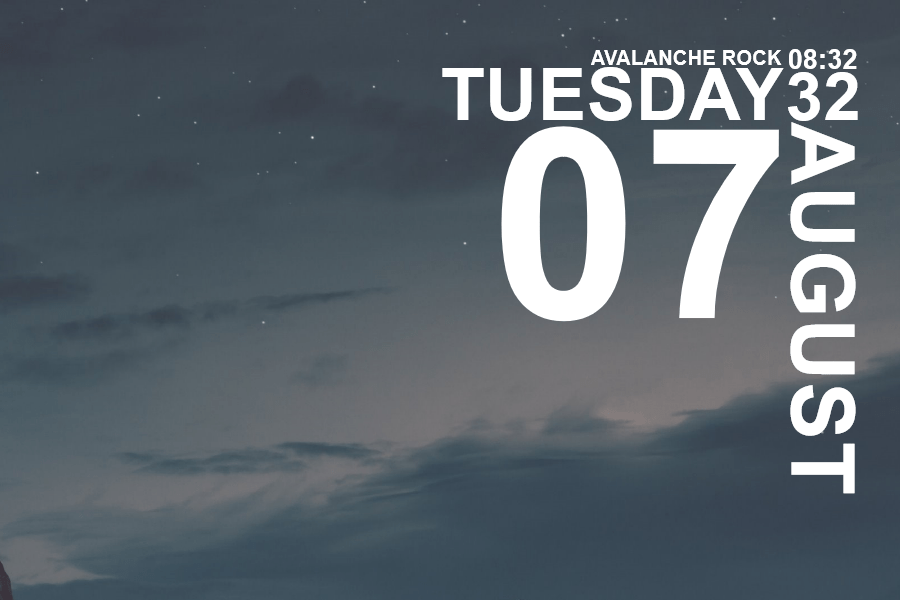 Rainmeter Corner Clock