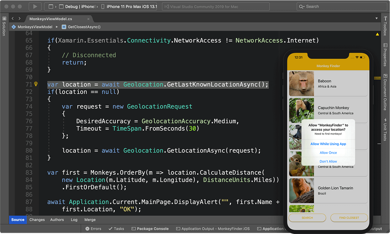 Xamarin Visual Studio