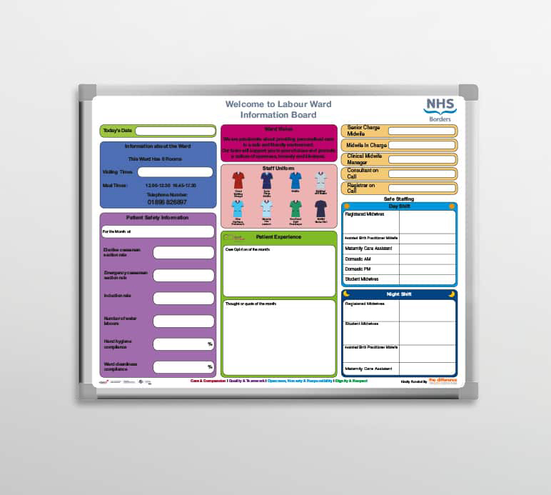 to Ward Boards Customisable Visual Systems Healthcare