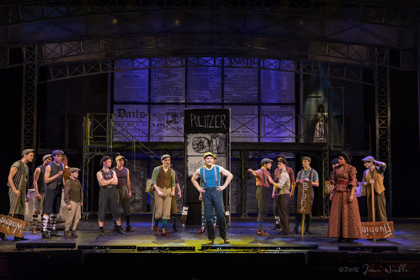 Newsies at La Mirada Theater Visual Terrain