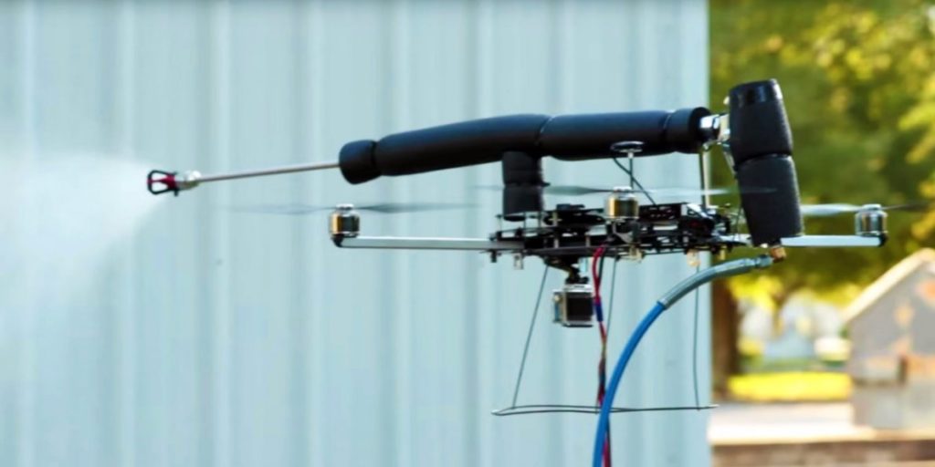 Drones, Painting and Street Art VisualWorking