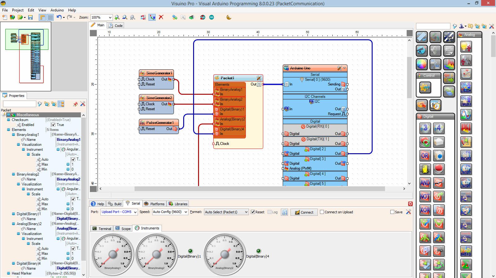 Visuino Visual Development for Arduino
