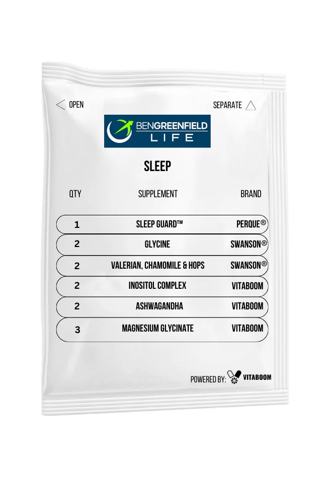 Ben Greenfield Sleep