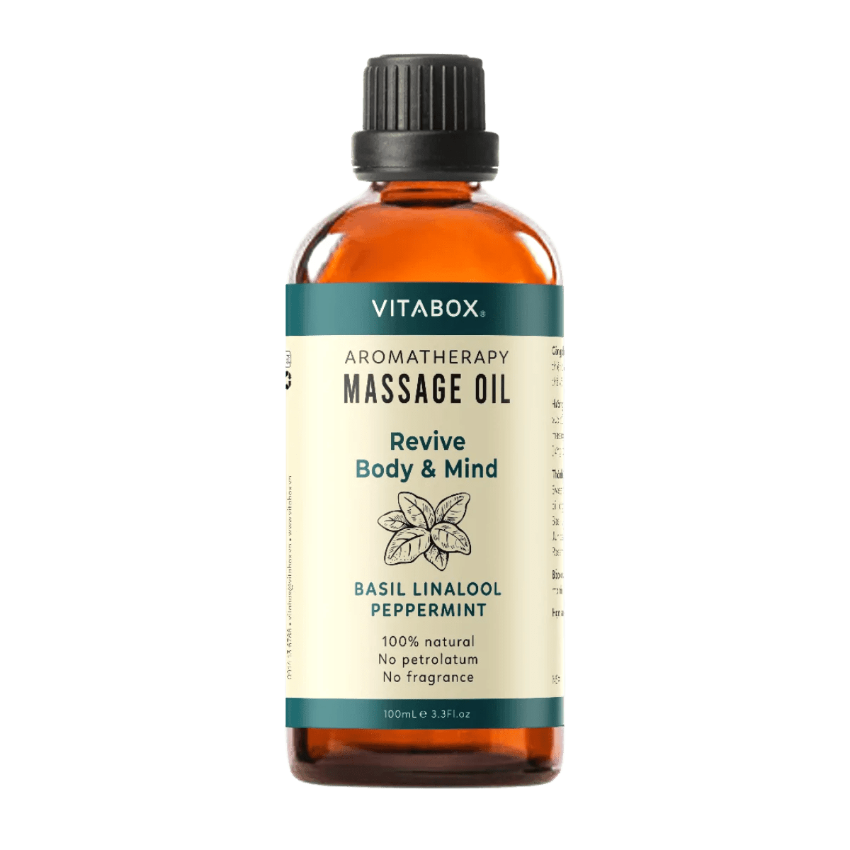 Dầu massage Revive Aromatherapy body massage oil Vitabox