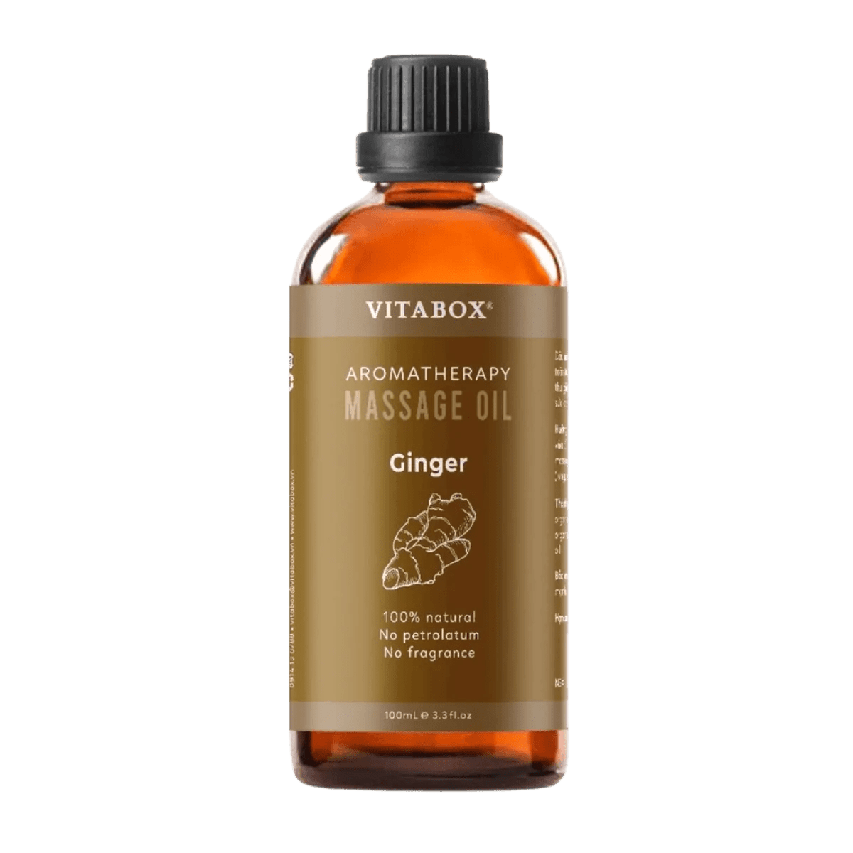 Dầu massage Ginger Aromatherapy body massage oil Vitabox