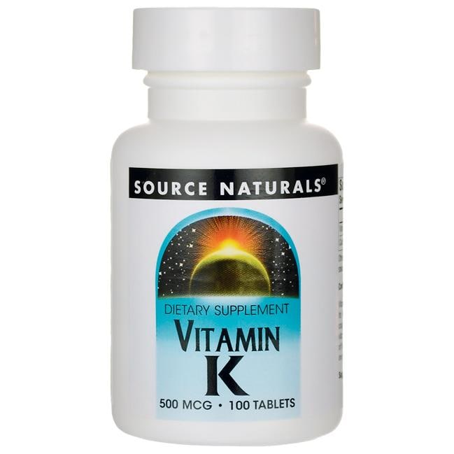Vitamina K 500 mcg 100 Tabletas Vitadealer