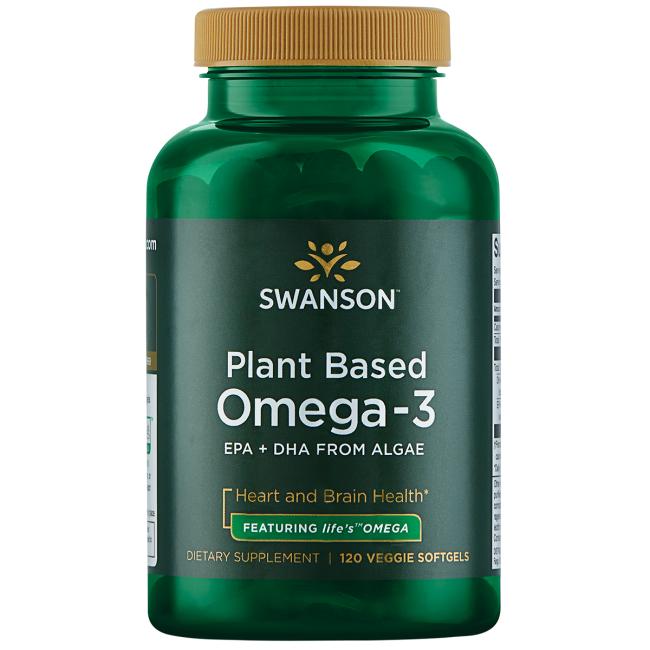 Omega3 a base de plantas Presentando el OMEGA de la vida 300 mg 120 Cápsulas en Gel Veganas