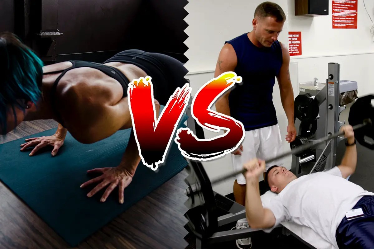 Pompes VS développé couché Lequel est meilleur ou plus