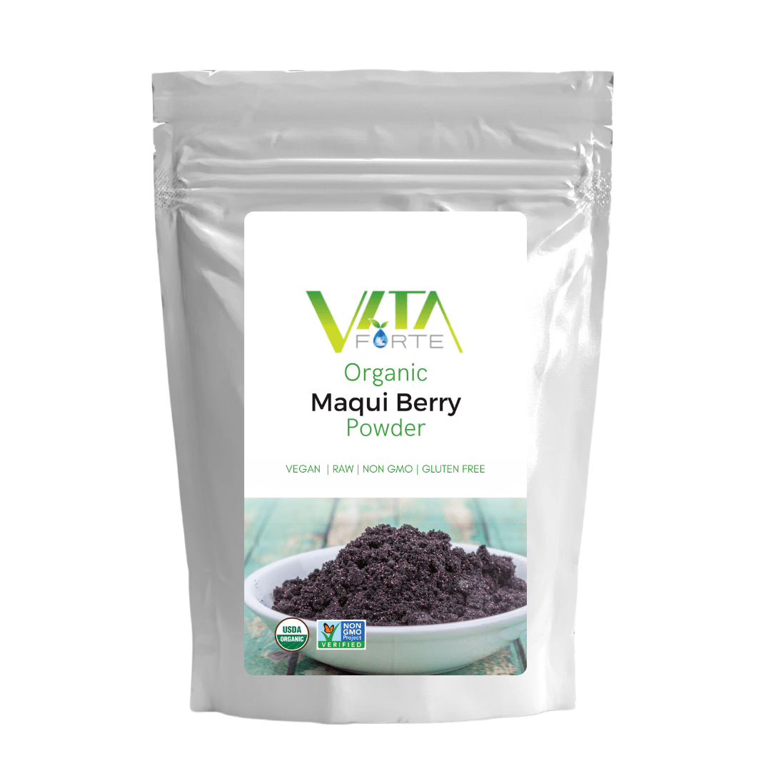 Freeze Dried Maqui Berry Organic Powder Bulk Supplier Vita Forte Inc.