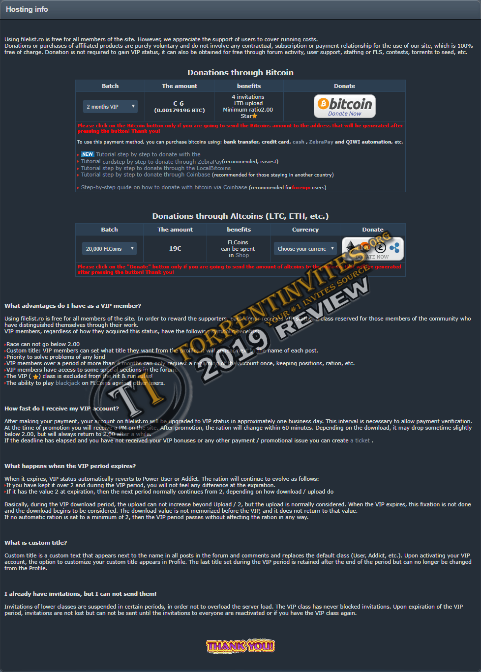 Filelist Invite Code 2019 vitakeen
