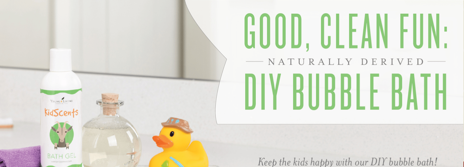 Good, Clean Fun Naturally Derived DIY Bubble Bath Vital 180 Community