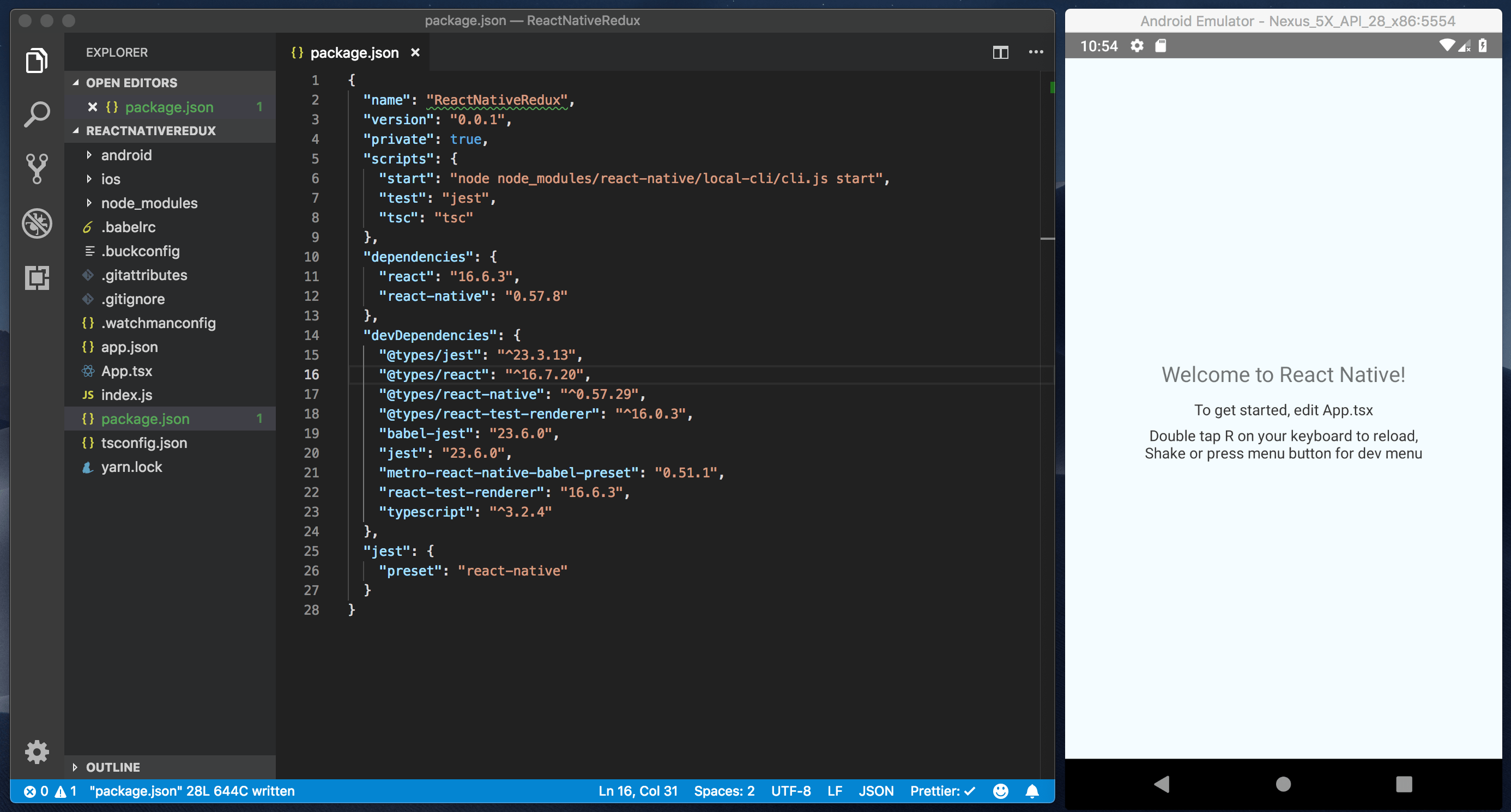 React Native with Typescript Vital Beats Engineering