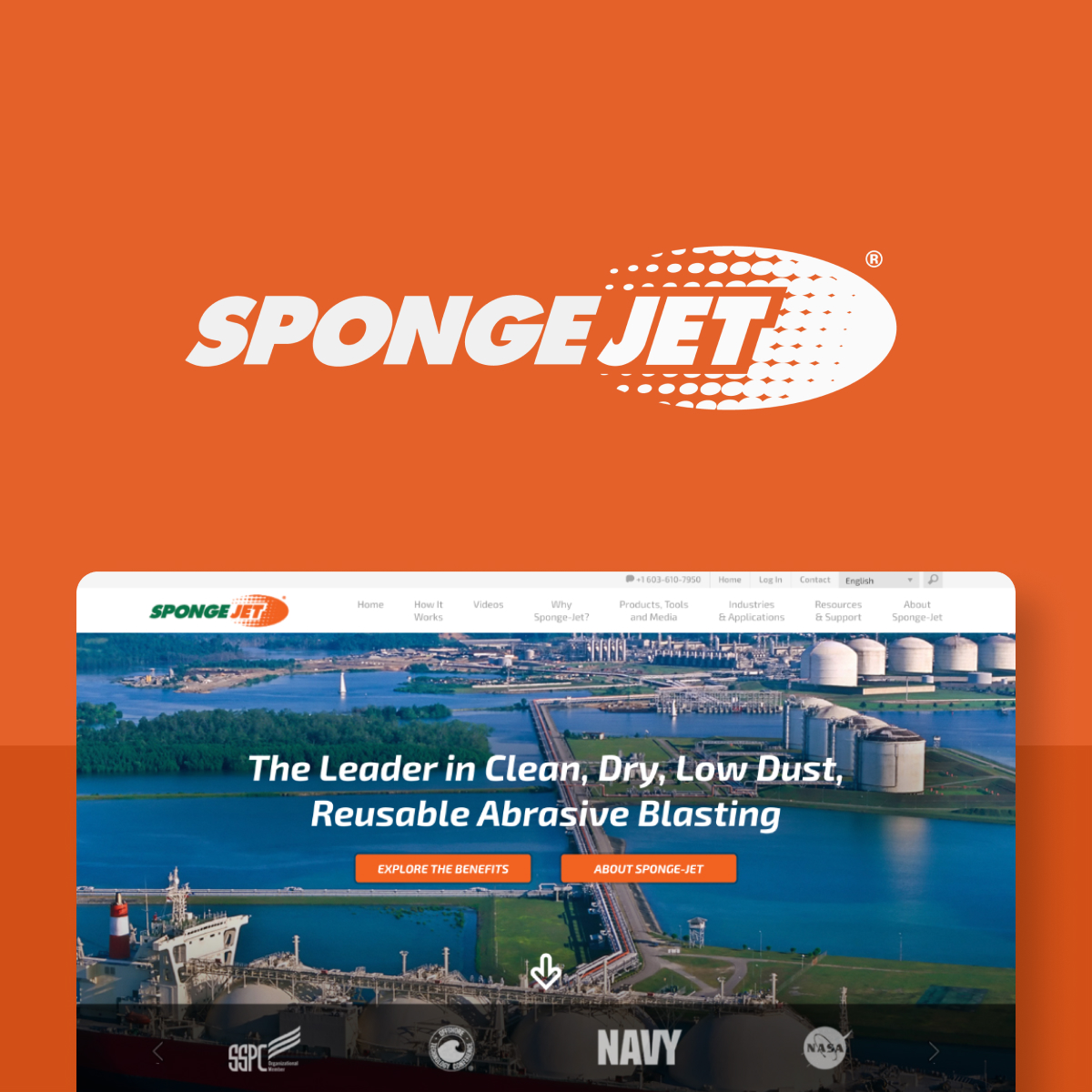 SpongeJet site Vital Design