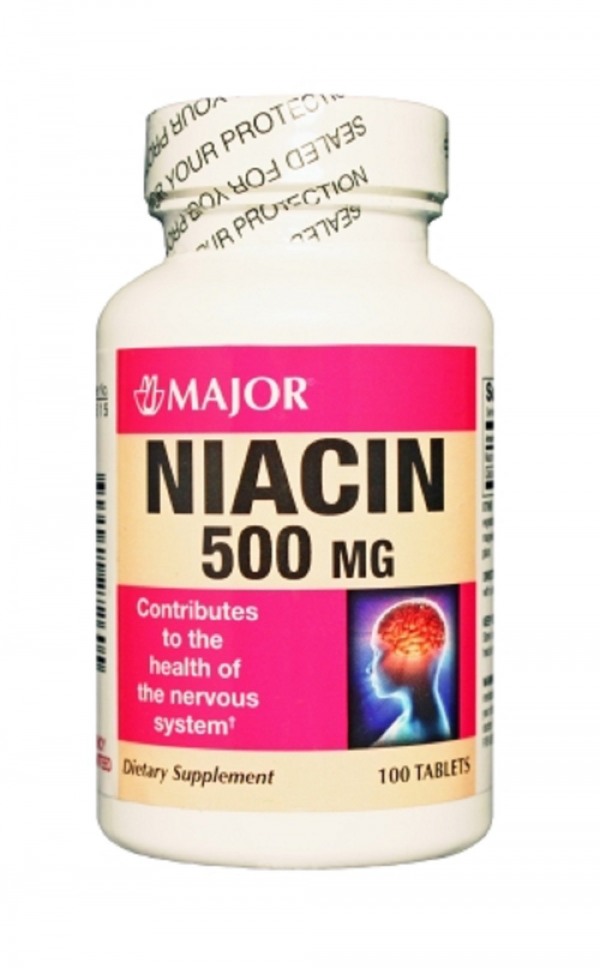 Niacin, 500 MG, 100 Tab. Vitamedex PPE supplies