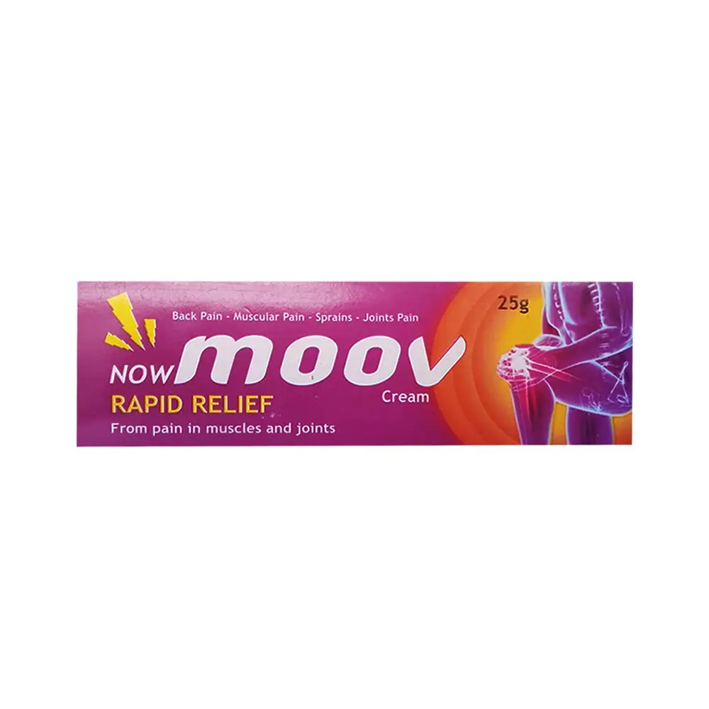 BioLife Now Moov Rapid Relief Cream From Pain in Muscles & Joint 25g