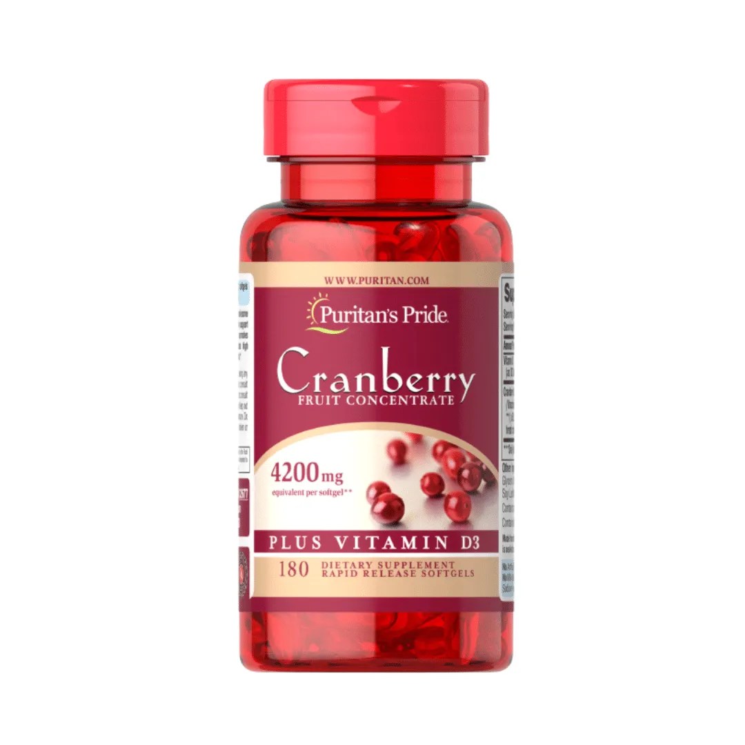 Puritan’s Pride Cranberry 4200mg, 180 capsule Vitamin Nepal