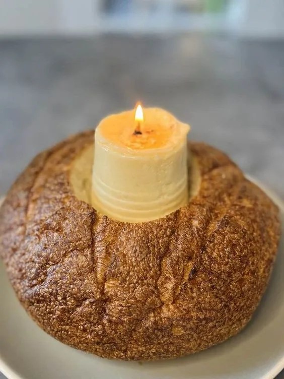 Butter candle bread