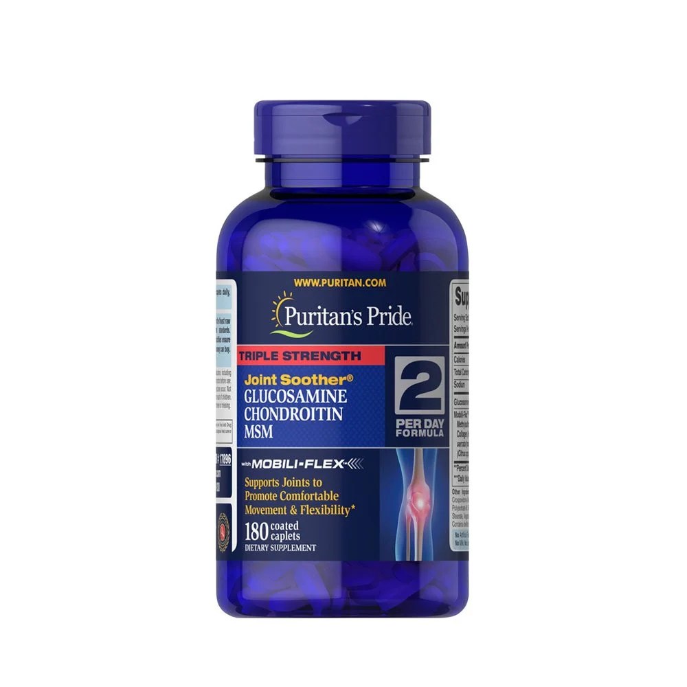 Puritan's Pride, Glucosamine, Chondroitin & MSM, 180 caplets Vitaminism