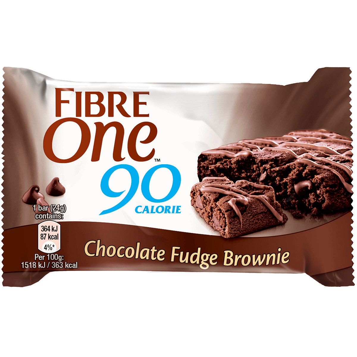 Fibre One Chocolate Fudge Brownie 12X24