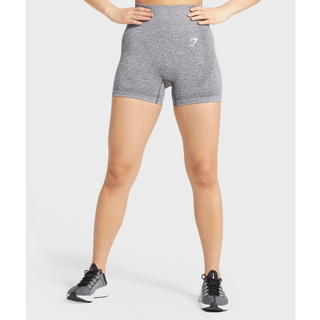 Gym Shark Vital Seamless Shorts Smokey Grey Marl
