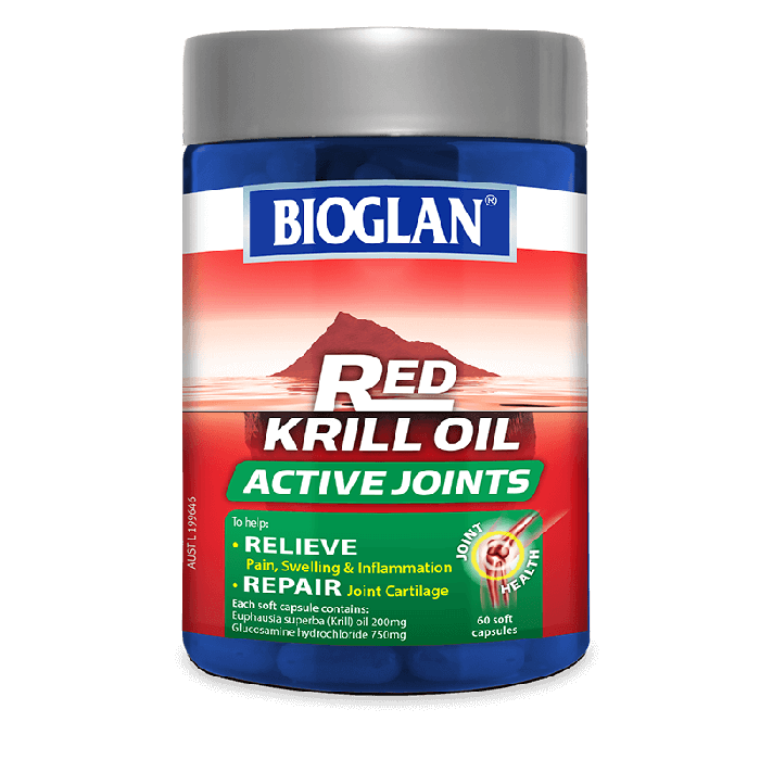 Bioglan Red Krill Oil Active Joints Vitamins For All