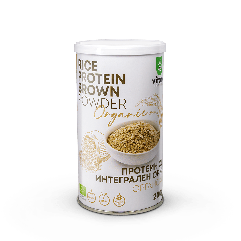 RICE PROTEIN BROWN POWDER ORGANIC Vitana