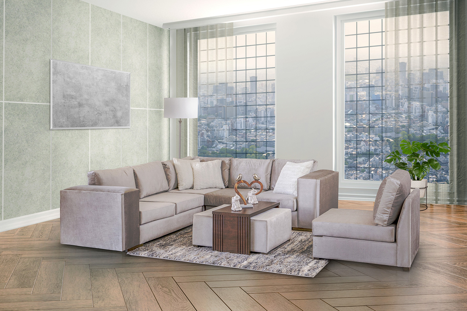 Sala Columbia (Modular) Muebles Vitefama