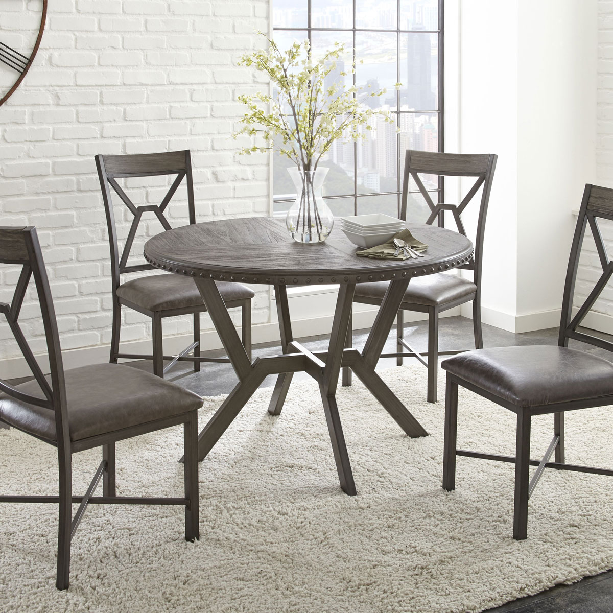 Comedor Alamo (Mesa + Sillas) Muebles Vitefama