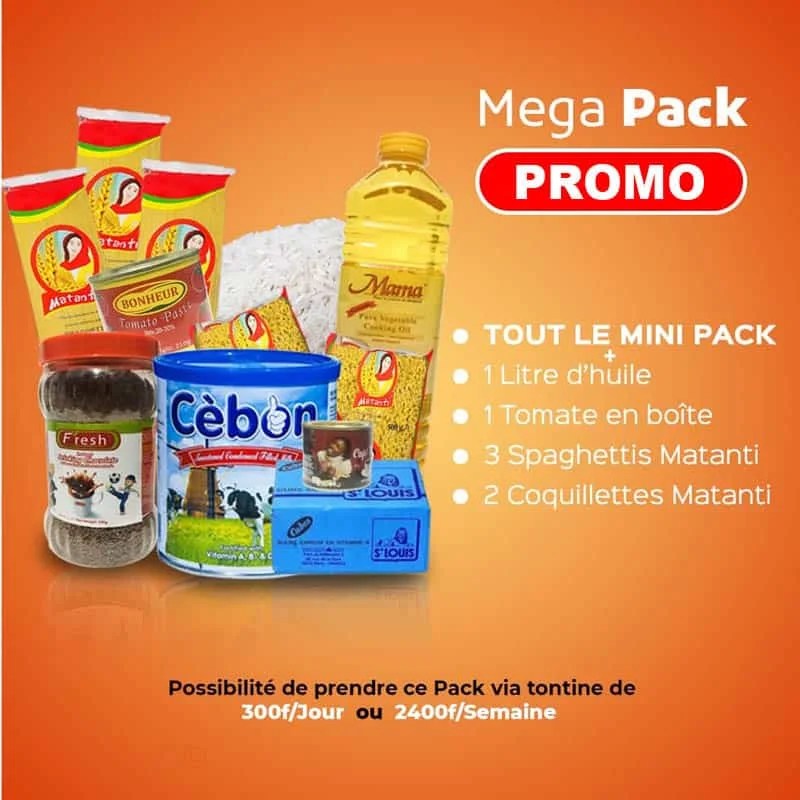 Promo Méga Pack Alimentaire P02 Original ViteServi