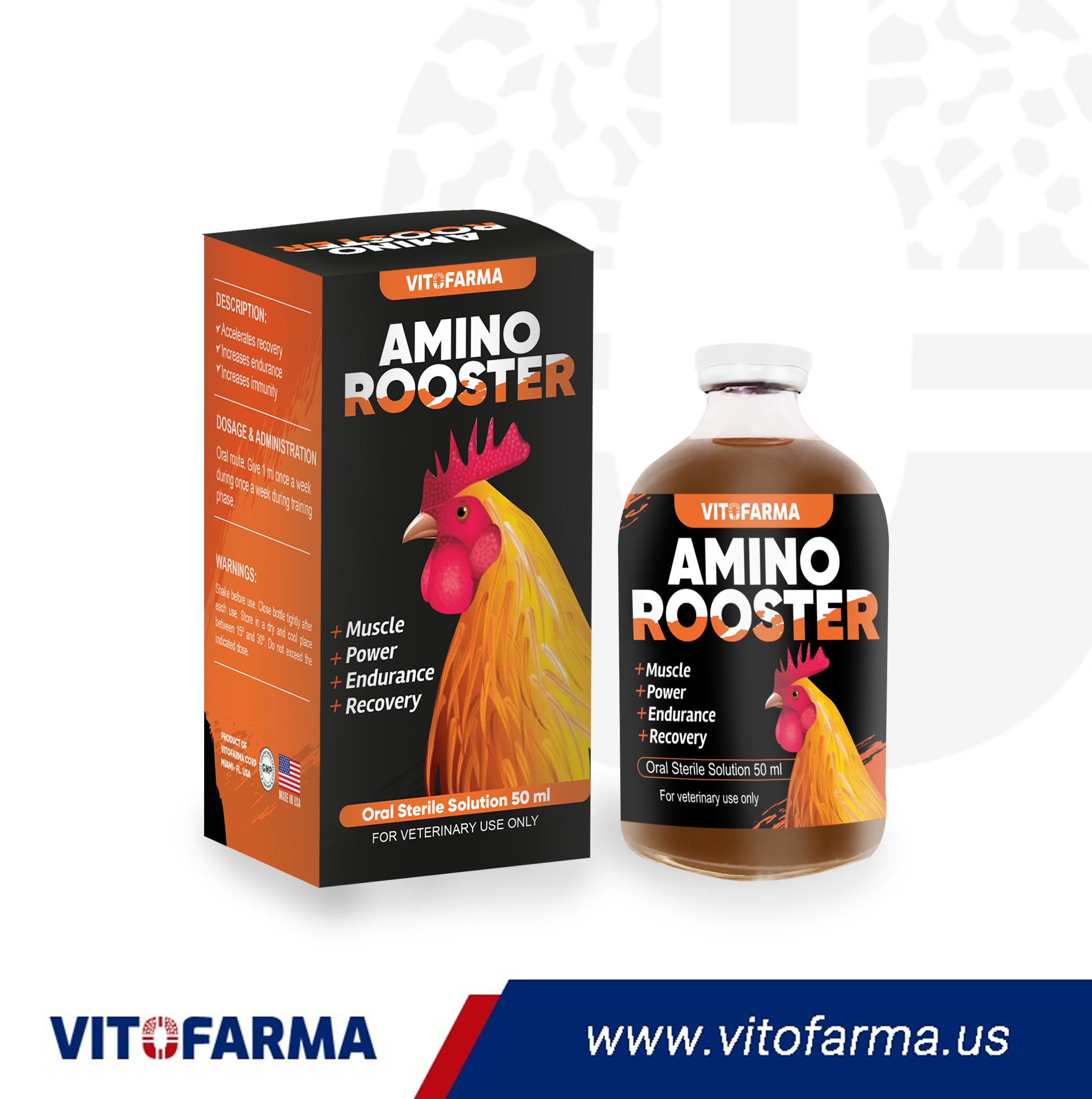 Amino acids for roosters Amino Rooster » Vitofarma US