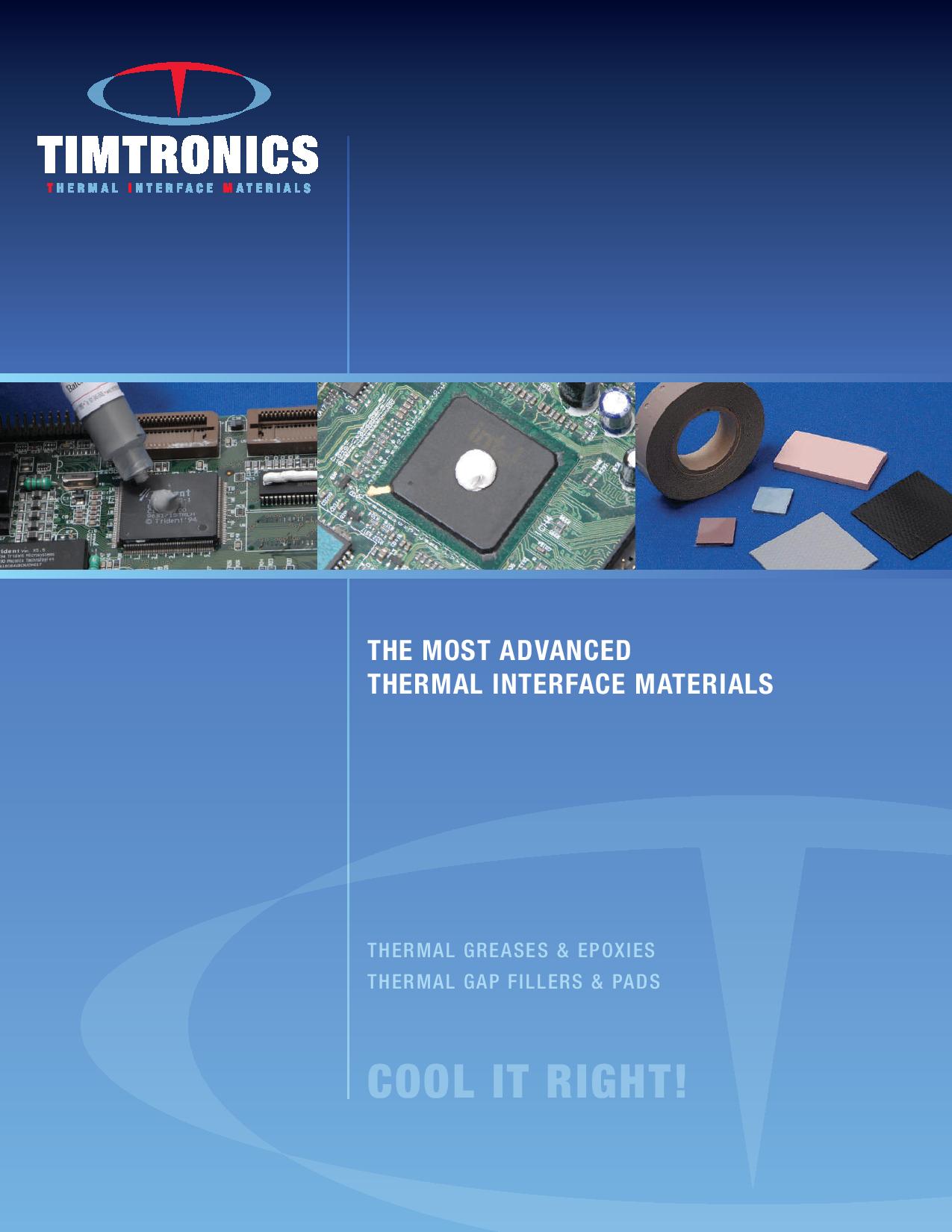 Thermal Management Compounds Thermal Adhesive & Grease Thermal Pad
