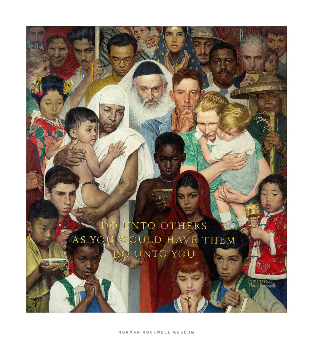 Norman Rockwell Golden Rule