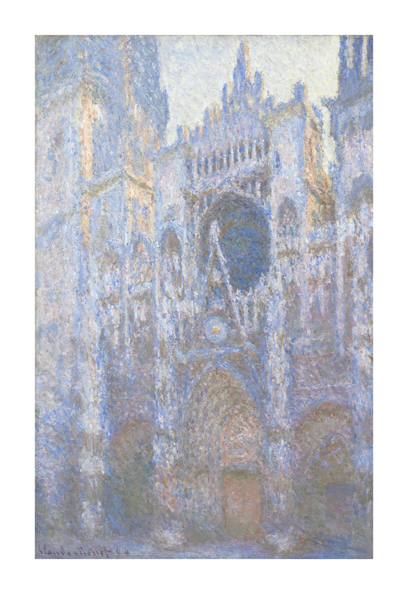 Rouen Cathedral West Facade 1894 By Claude Monet Paper Print National Gallery Of Art Custom Prints