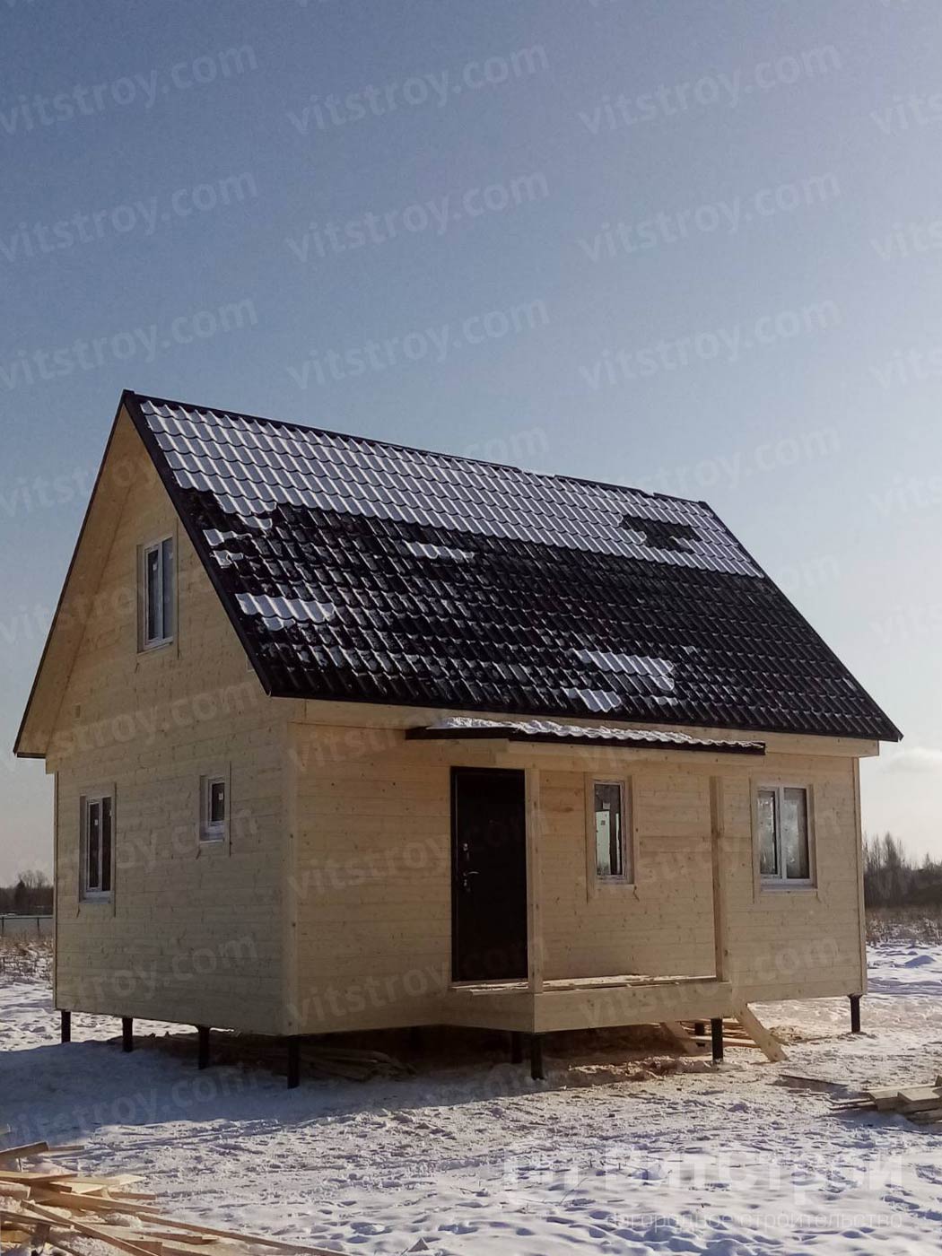Каркасный дом 6х8 м за маткапитал СК ВитСтрой