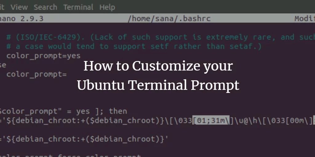 How to Customize your Ubuntu Terminal Prompt VITUX