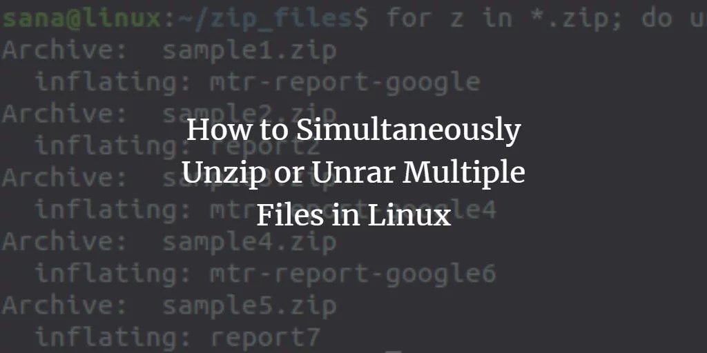 How to view zip files in linux twnasad